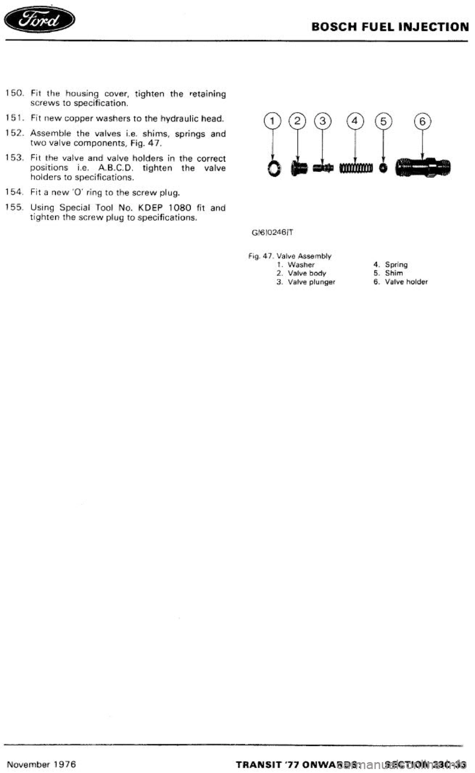 FORD TRANSIT 1978 Service Repair Manual FORD TRANSIT 1978 Service Repair Manual