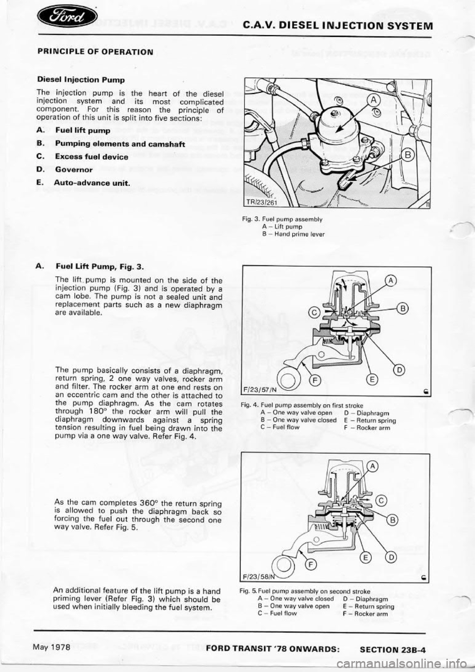 FORD TRANSIT 1978  Service Repair Manual 