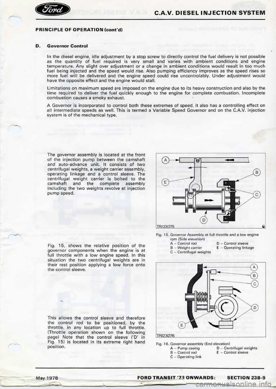 FORD TRANSIT 1978  Service Repair Manual 