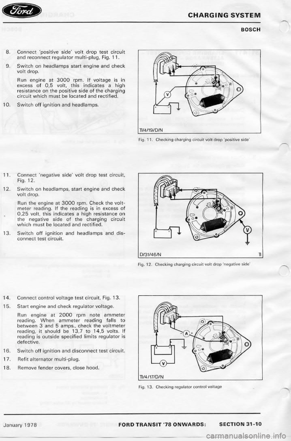 FORD TRANSIT 1978  Service Repair Manual 