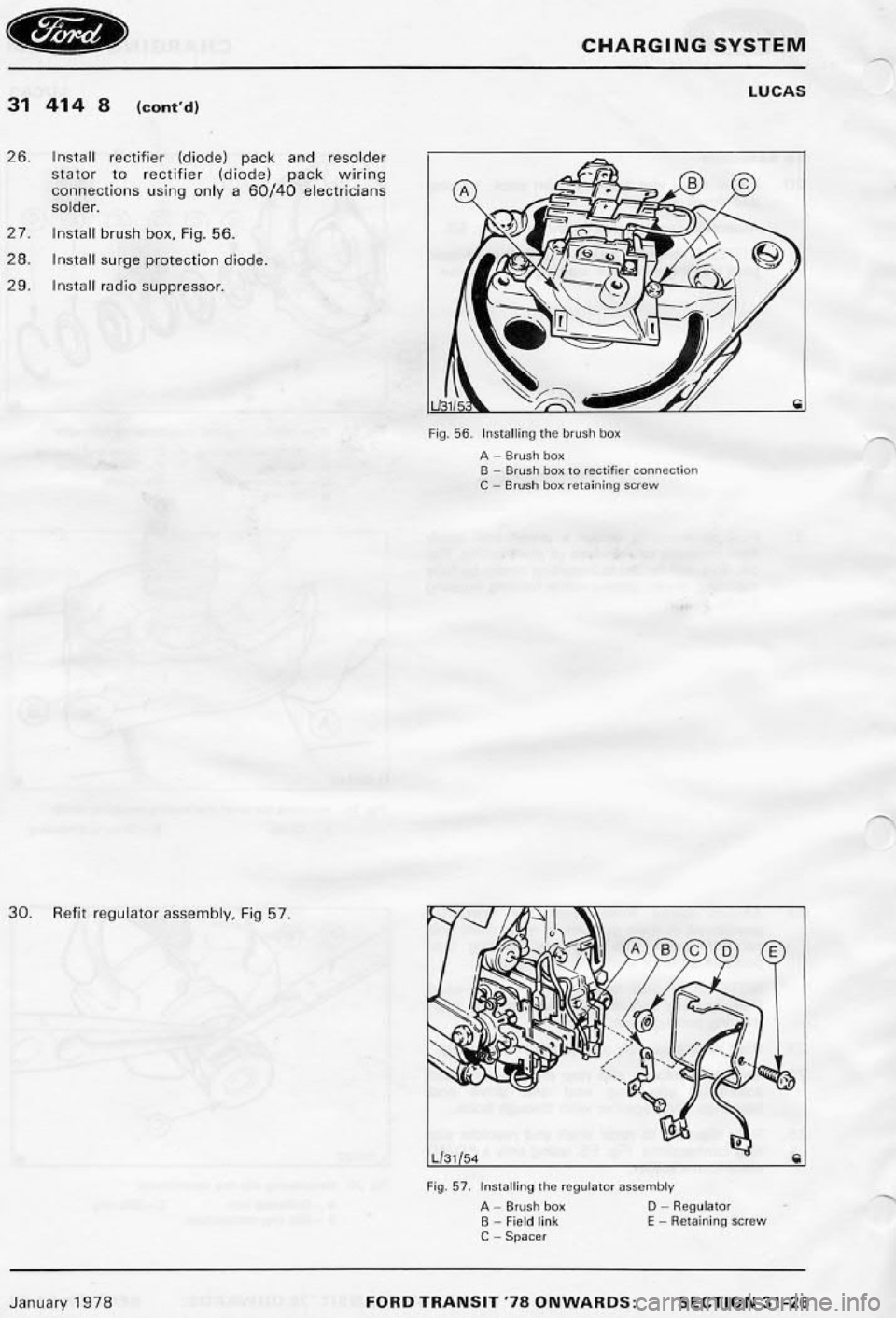 FORD TRANSIT 1978  Service Repair Manual 