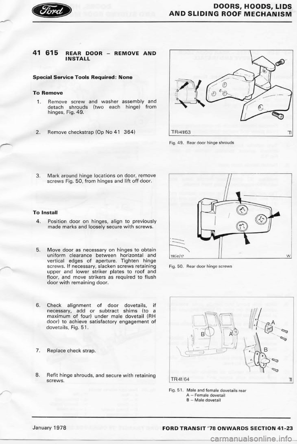 FORD TRANSIT 1978 Service Repair Manual FORD TRANSIT 1978 Service Repair Manual
