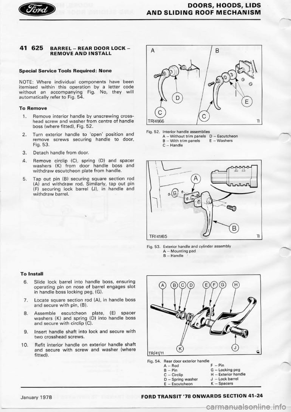 FORD TRANSIT 1978 Service Repair Manual FORD TRANSIT 1978 Service Repair Manual