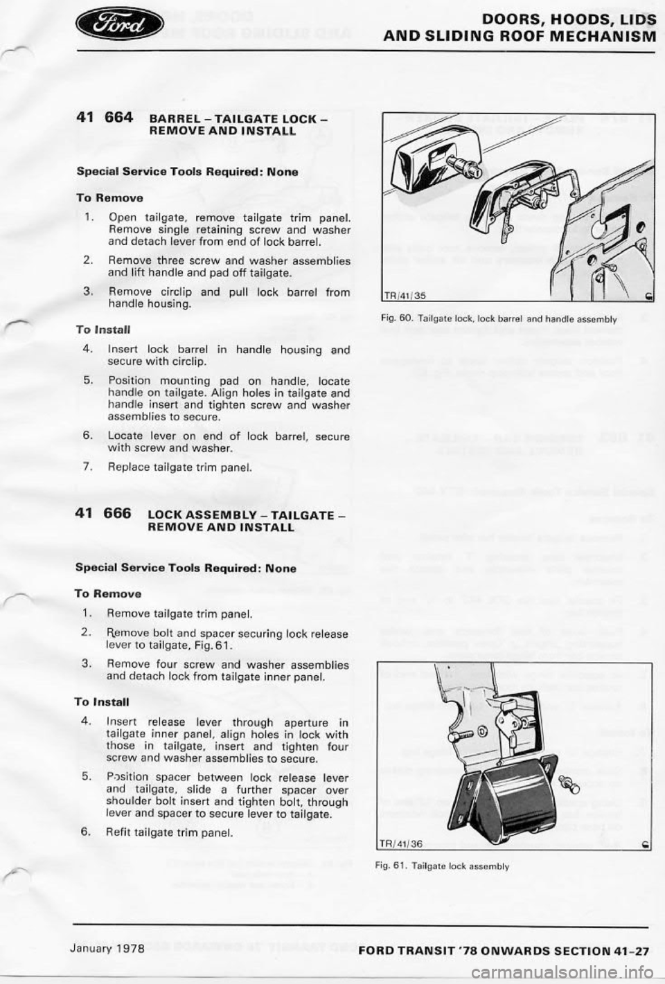 FORD TRANSIT 1978 Service Repair Manual FORD TRANSIT 1978 Service Repair Manual