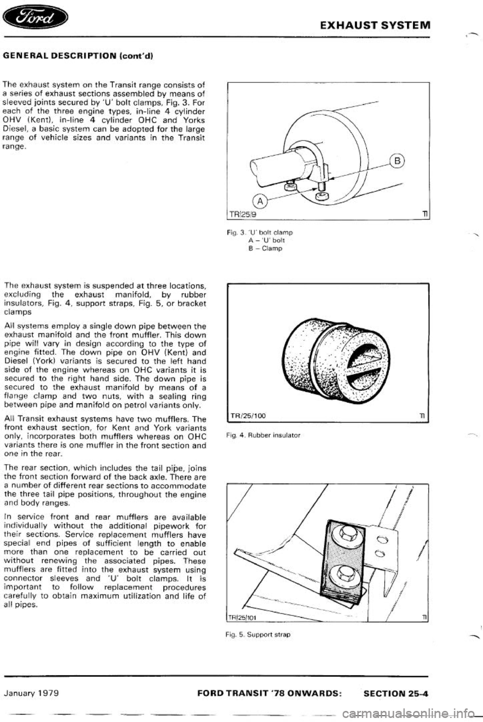 FORD TRANSIT 1978  Service Repair Manual 