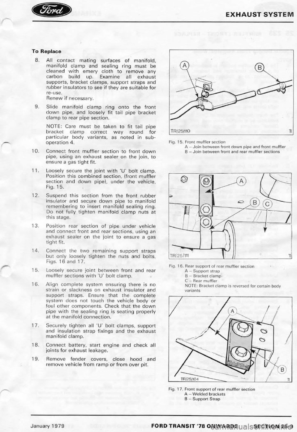 FORD TRANSIT 1978  Service Repair Manual 