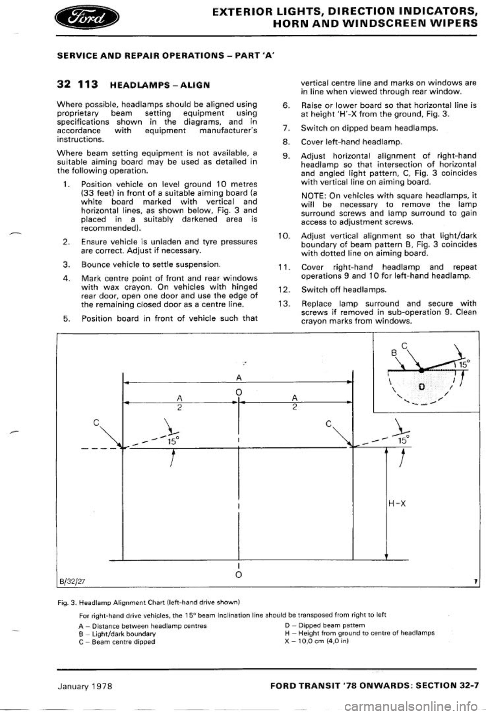 FORD TRANSIT 1978 Service Repair Manual FORD TRANSIT 1978 Service Repair Manual