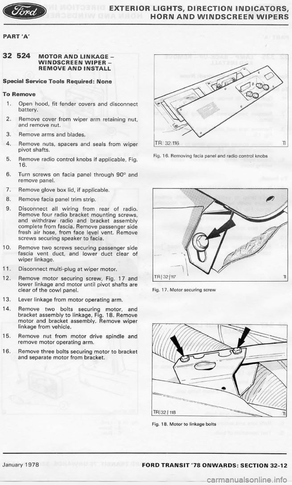 FORD TRANSIT 1978 Service Repair Manual FORD TRANSIT 1978 Service Repair Manual