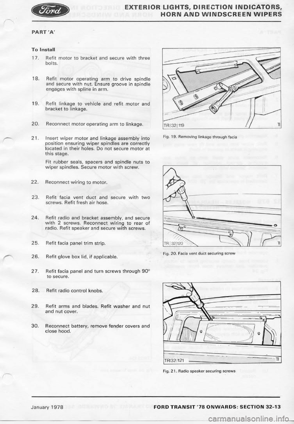 FORD TRANSIT 1978 Service Repair Manual FORD TRANSIT 1978 Service Repair Manual
