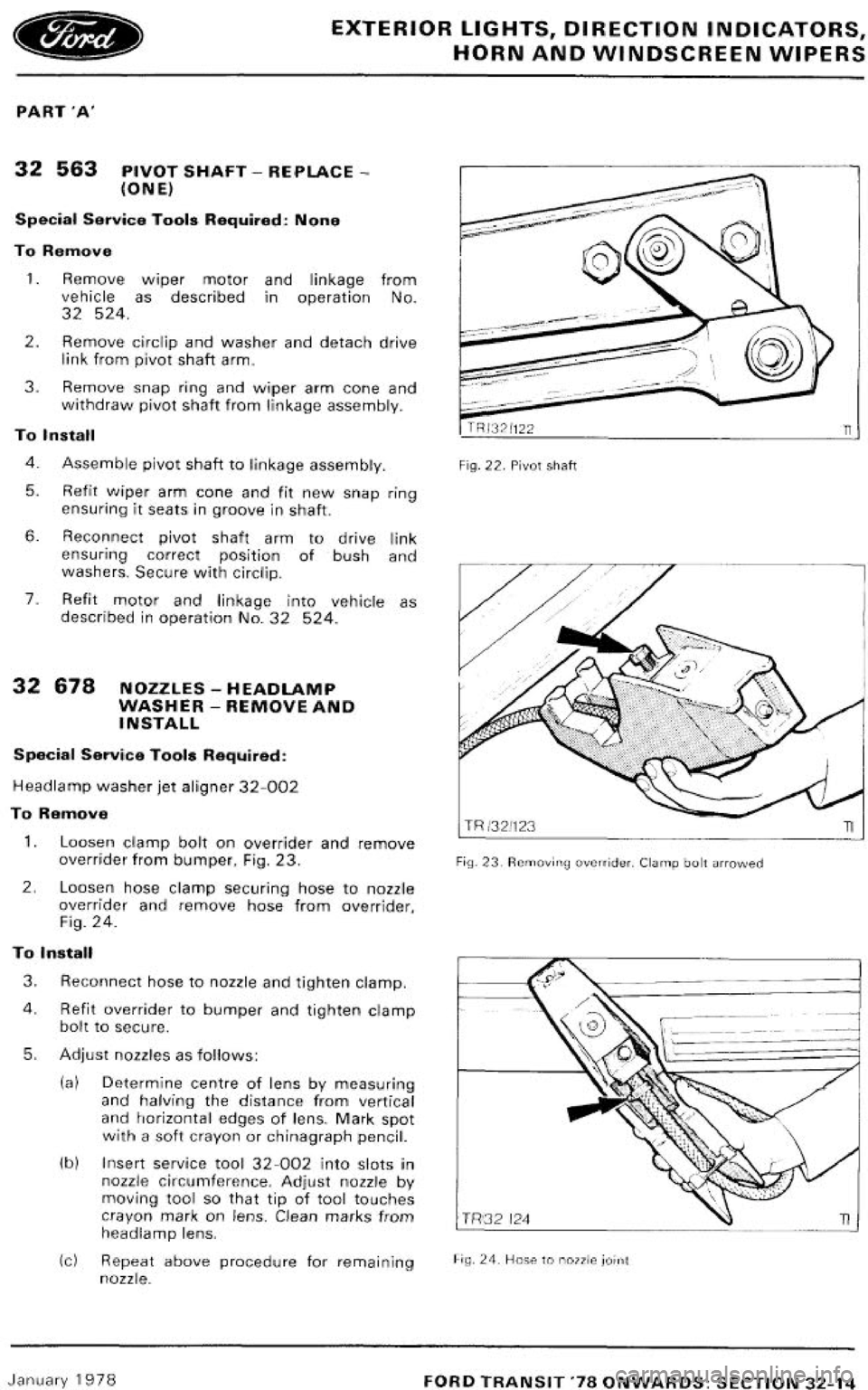 FORD TRANSIT 1978 Service Repair Manual FORD TRANSIT 1978 Service Repair Manual