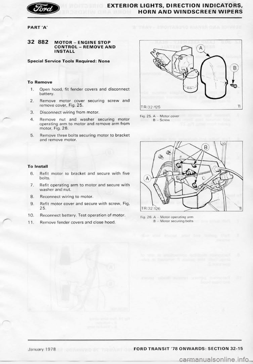 FORD TRANSIT 1978 Service Repair Manual FORD TRANSIT 1978 Service Repair Manual