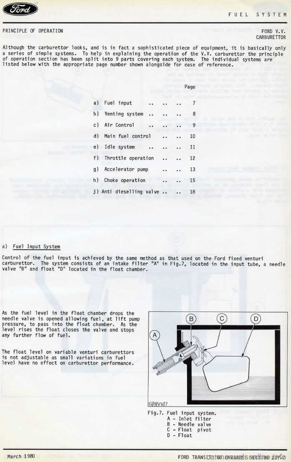 FORD TRANSIT 1978 Service Repair Manual FORD TRANSIT 1978 Service Repair Manual