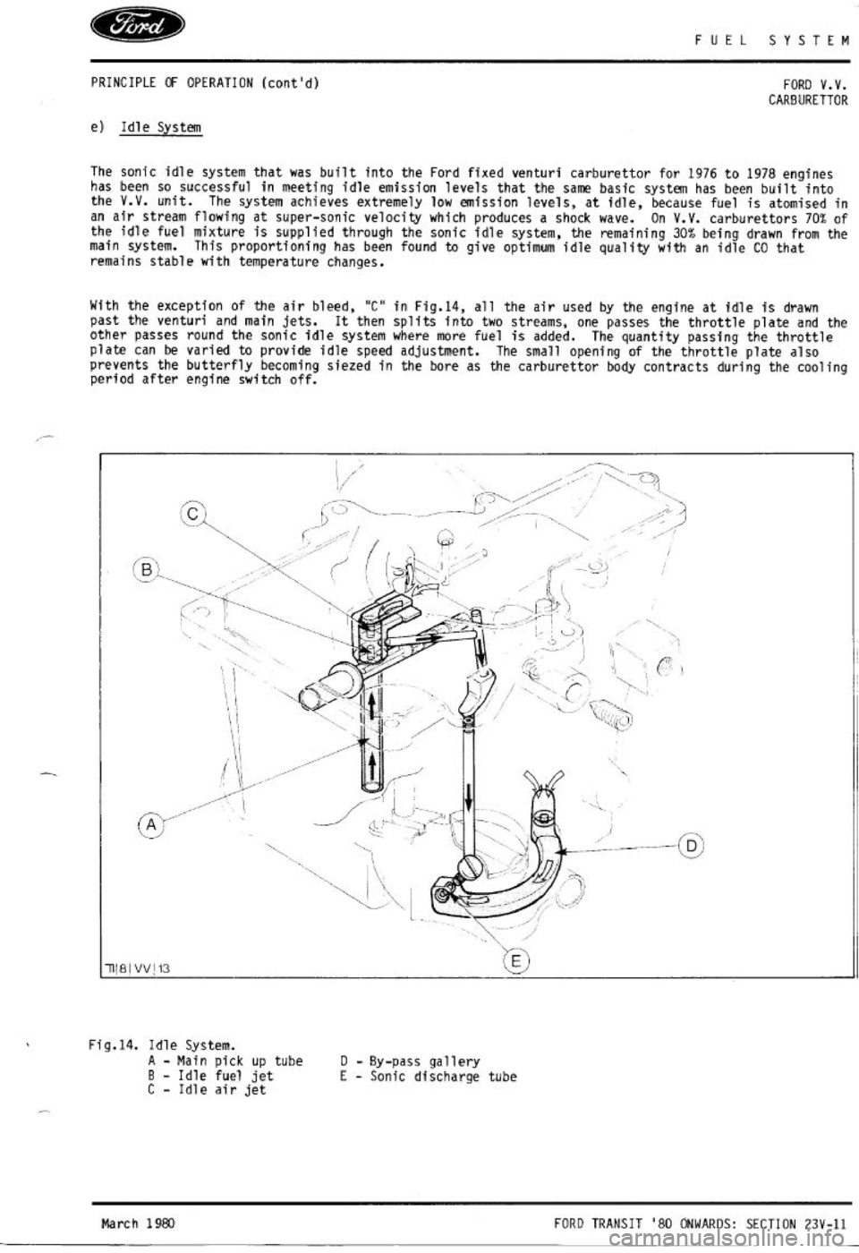 FORD TRANSIT 1978 Service Repair Manual FORD TRANSIT 1978 Service Repair Manual