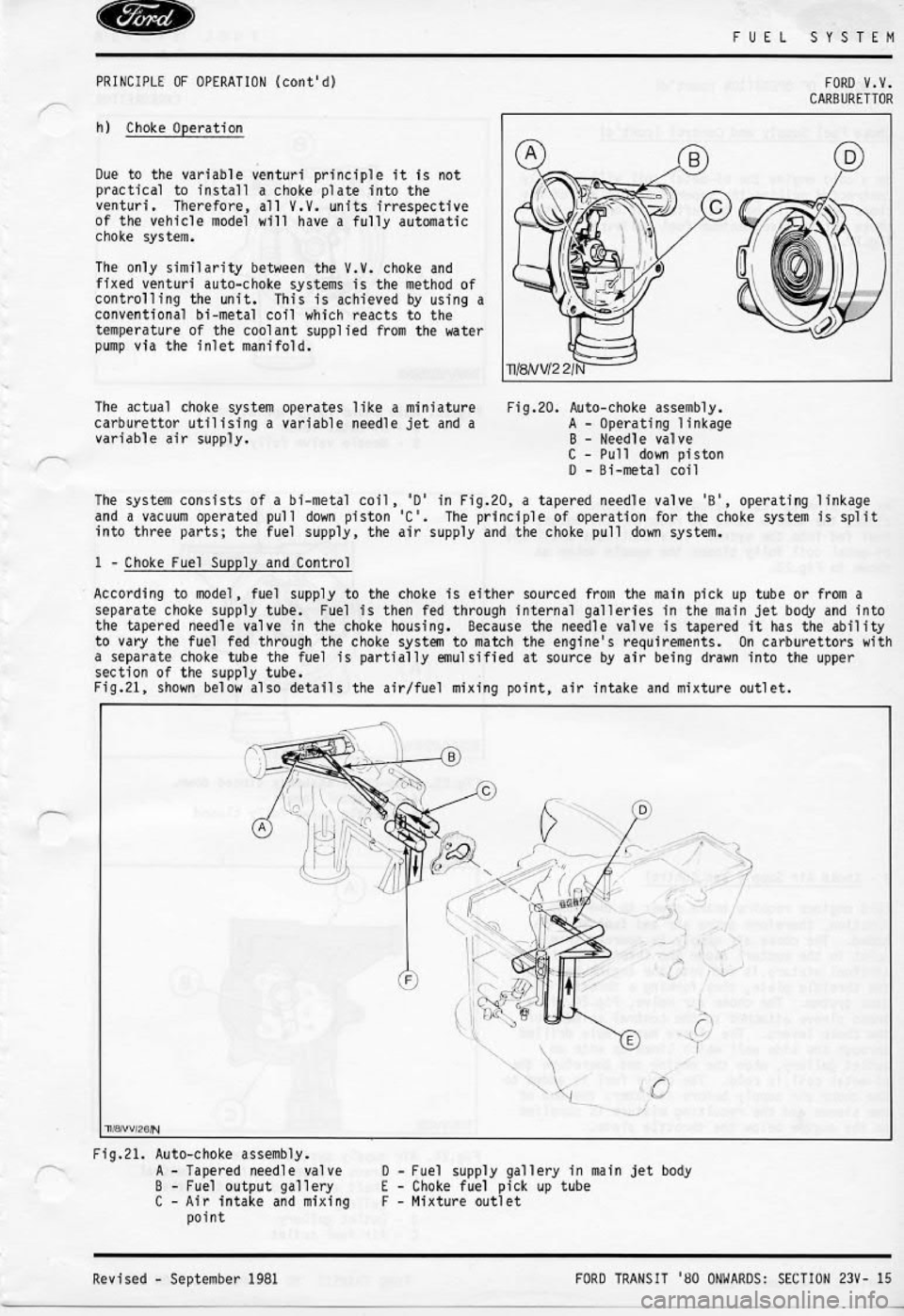 FORD TRANSIT 1978  Service Repair Manual 