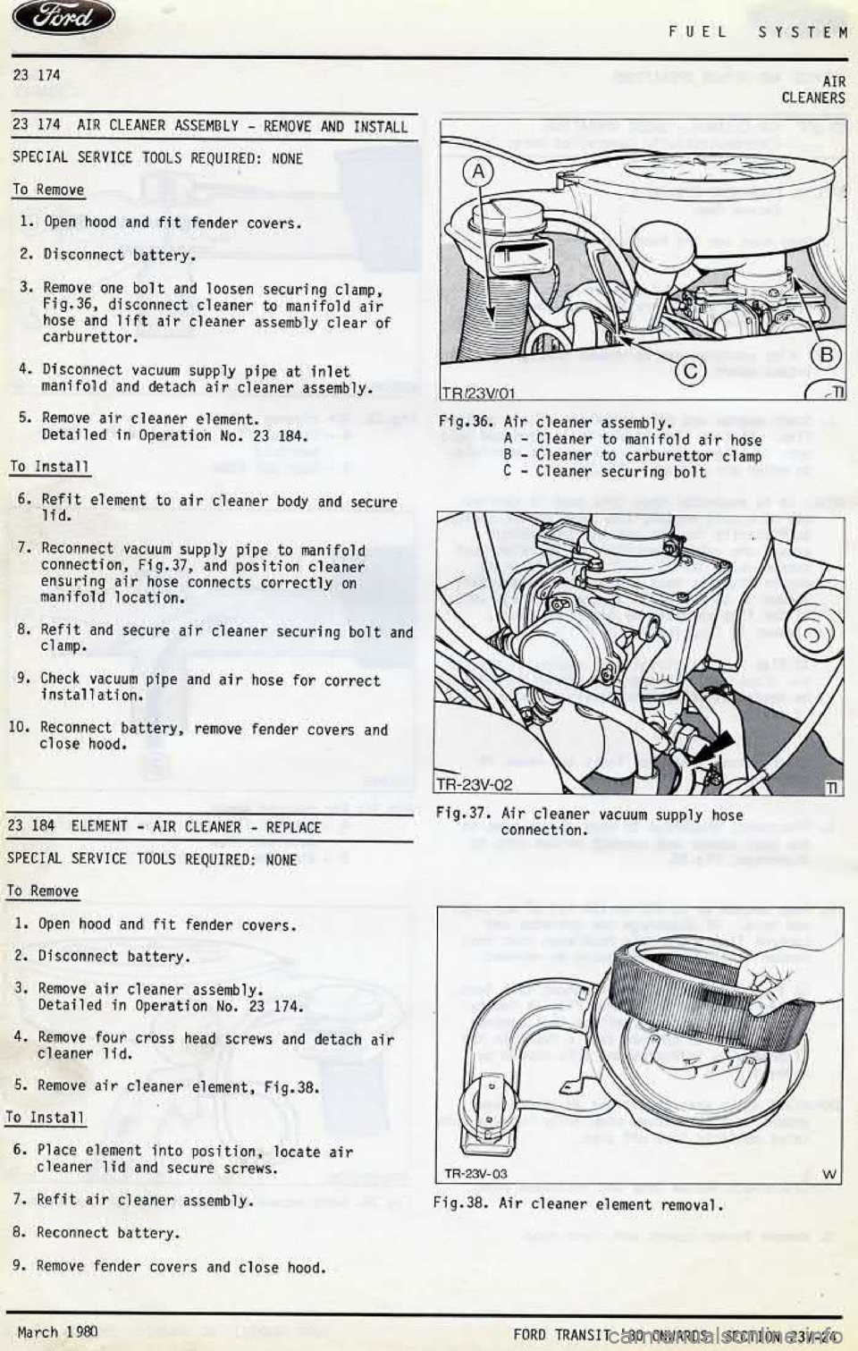 FORD TRANSIT 1978 Service Repair Manual FORD TRANSIT 1978 Service Repair Manual