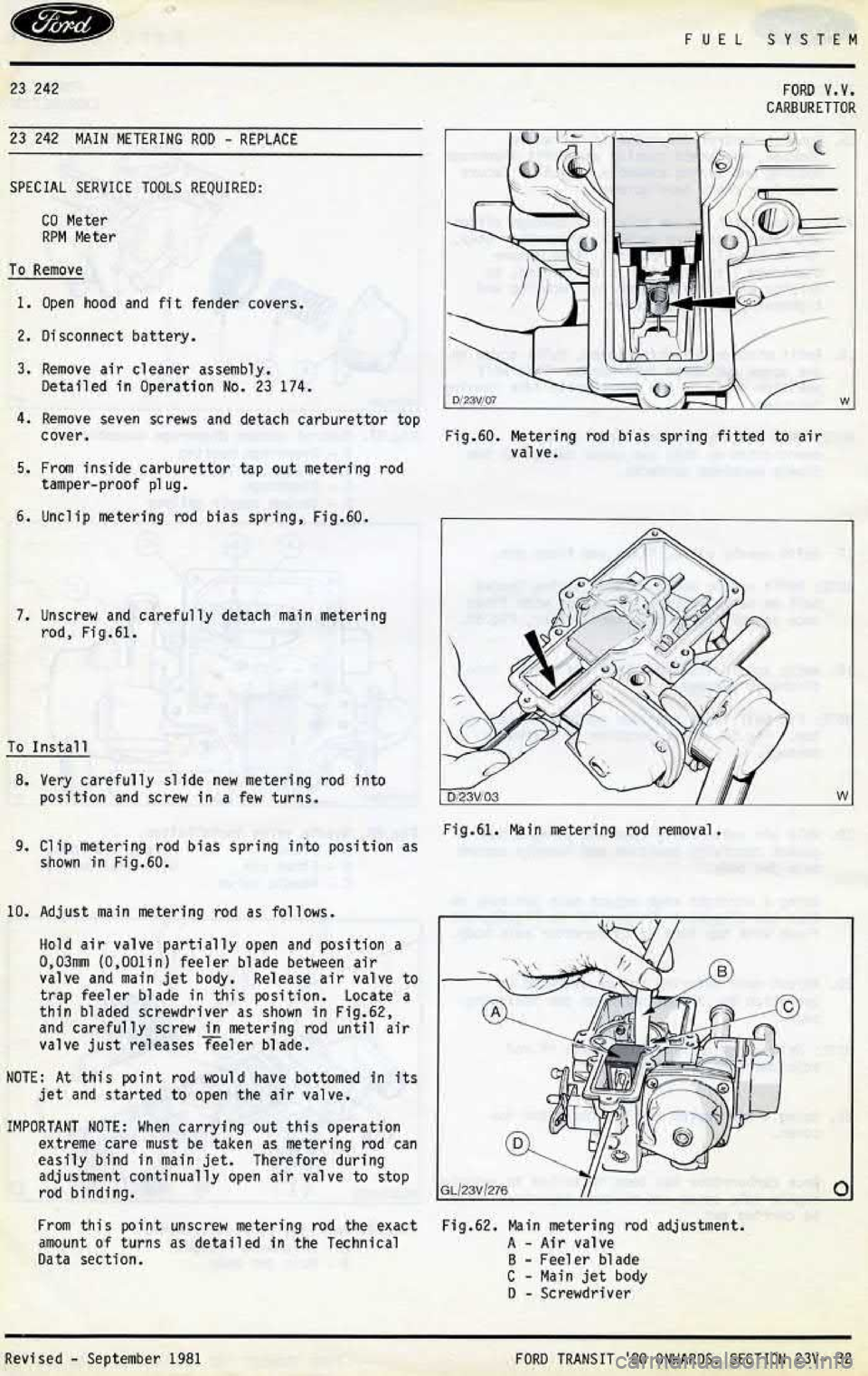 FORD TRANSIT 1978 Service Repair Manual FORD TRANSIT 1978 Service Repair Manual