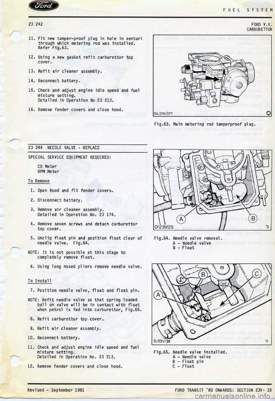 FORD TRANSIT 1978 Service Repair Manual FORD TRANSIT 1978 Service Repair Manual
