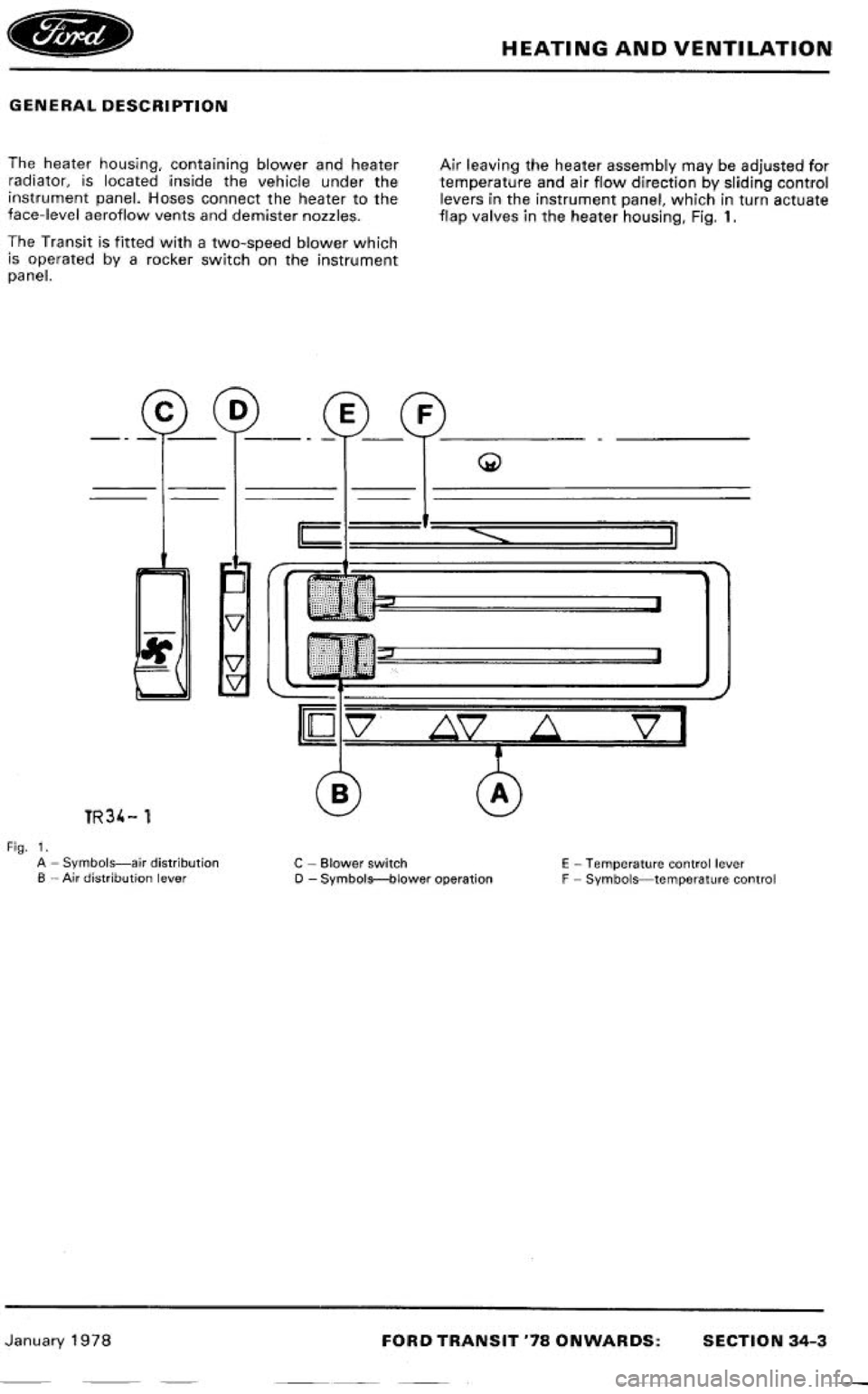 FORD TRANSIT 1978 Service Repair Manual FORD TRANSIT 1978 Service Repair Manual