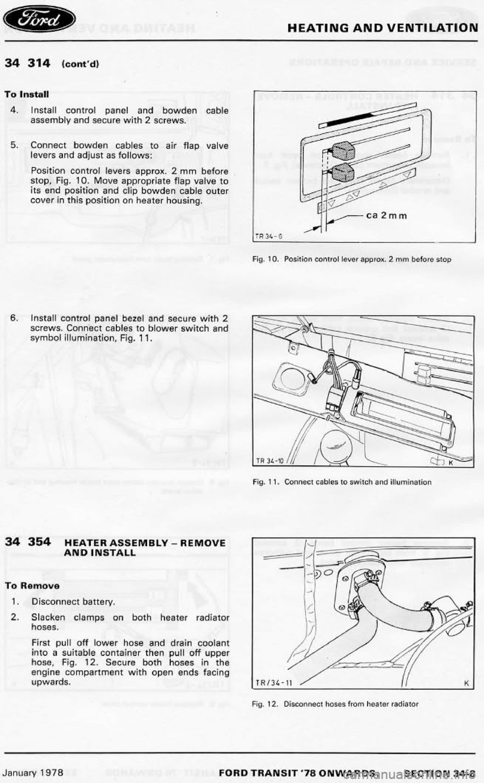 FORD TRANSIT 1978 Service Repair Manual FORD TRANSIT 1978 Service Repair Manual