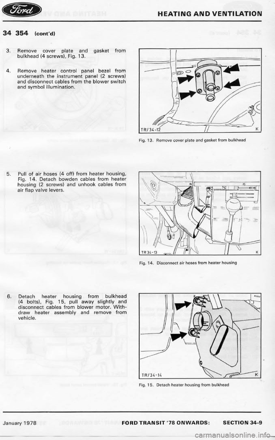 FORD TRANSIT 1978 Service Repair Manual FORD TRANSIT 1978 Service Repair Manual