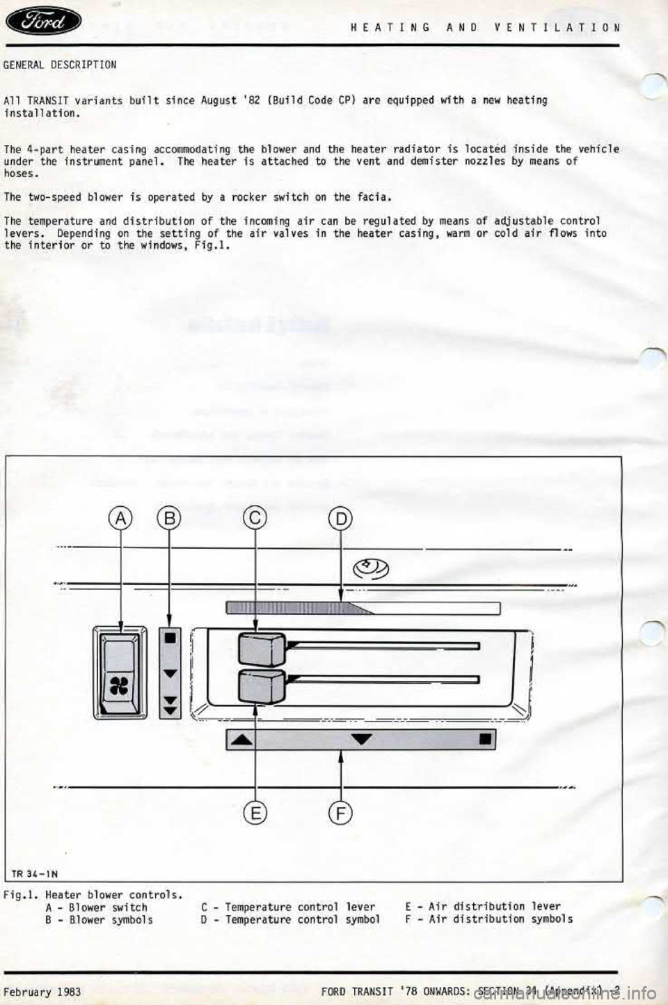 FORD TRANSIT 1978 Service Repair Manual FORD TRANSIT 1978 Service Repair Manual