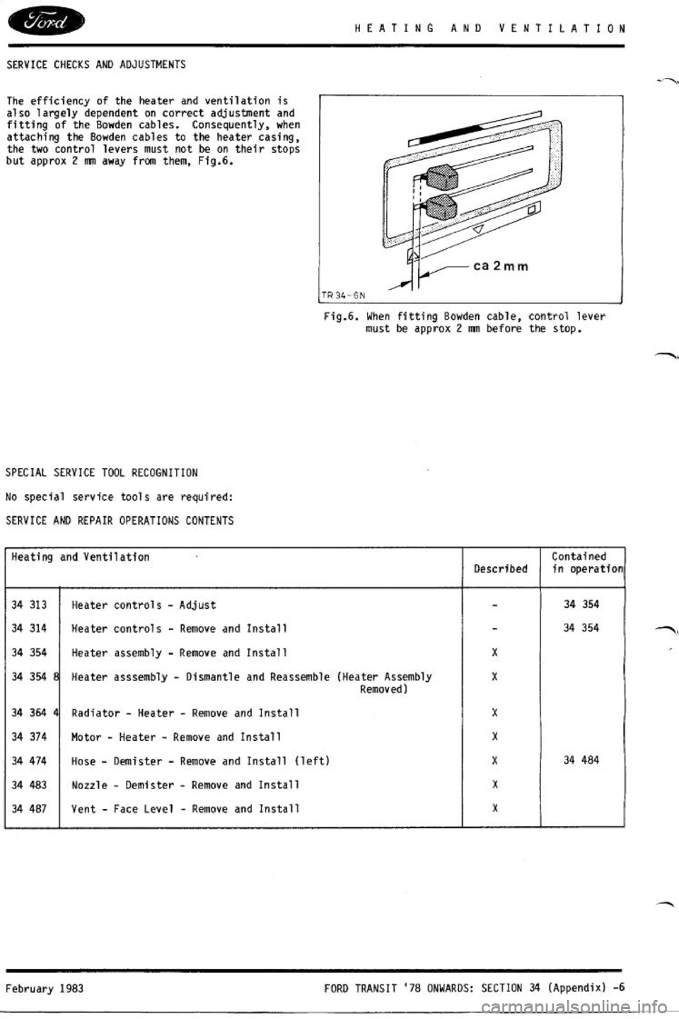 FORD TRANSIT 1978 Service Repair Manual FORD TRANSIT 1978 Service Repair Manual