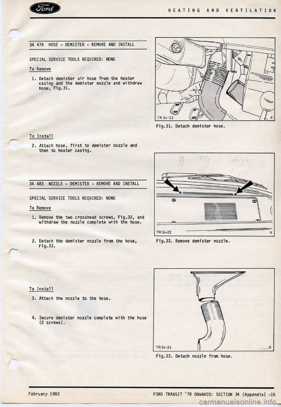 FORD TRANSIT 1978 Service Repair Manual FORD TRANSIT 1978 Service Repair Manual