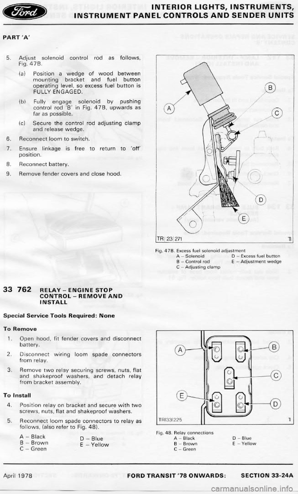 FORD TRANSIT 1978 Service Repair Manual FORD TRANSIT 1978 Service Repair Manual
