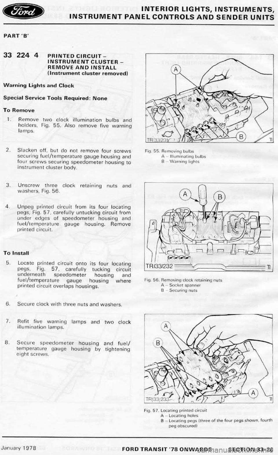 FORD TRANSIT 1978 Service Repair Manual FORD TRANSIT 1978 Service Repair Manual