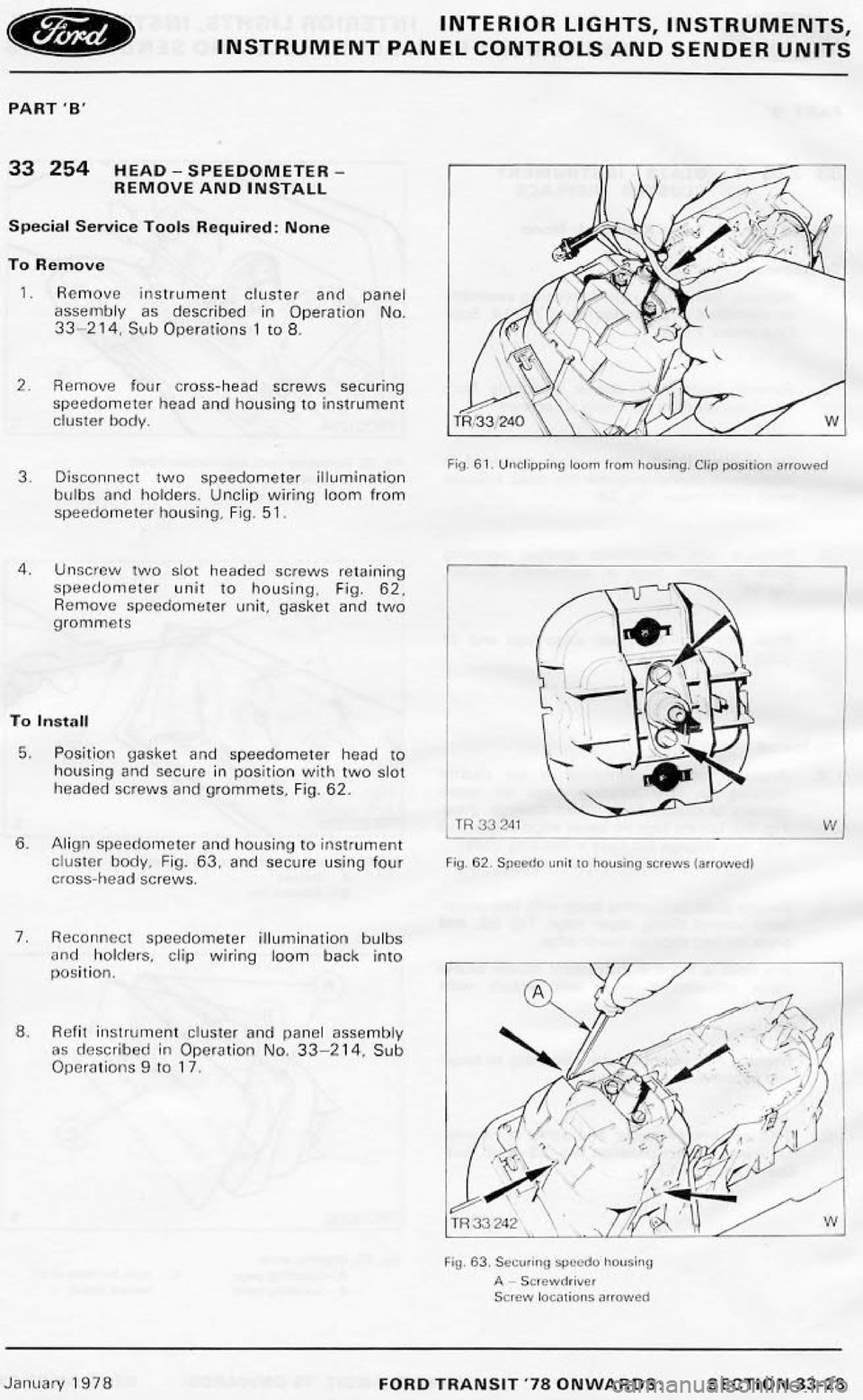 FORD TRANSIT 1978 Service Repair Manual FORD TRANSIT 1978 Service Repair Manual