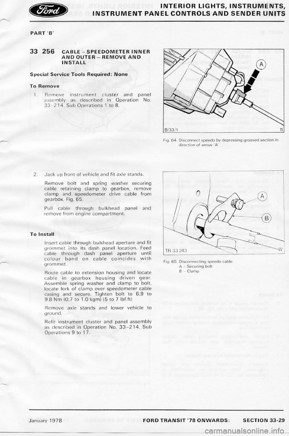 FORD TRANSIT 1978 Service Repair Manual FORD TRANSIT 1978 Service Repair Manual