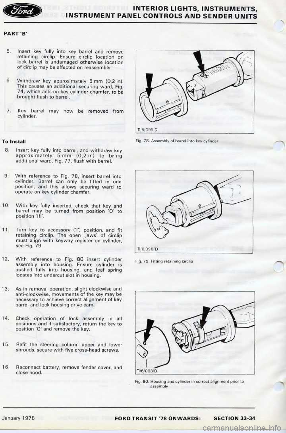 FORD TRANSIT 1978 Service Repair Manual FORD TRANSIT 1978 Service Repair Manual