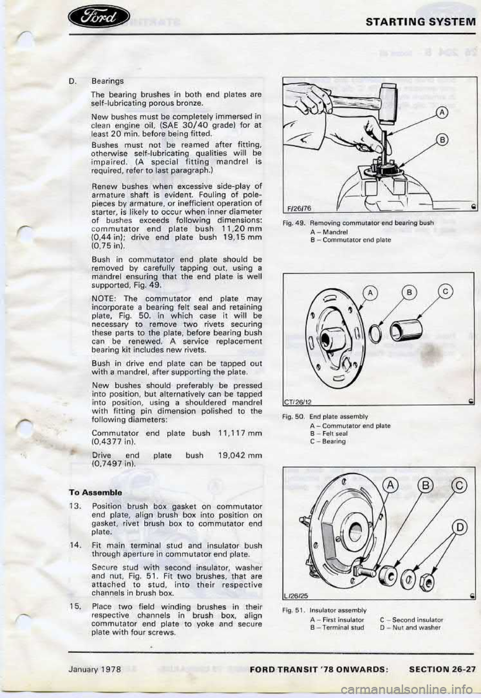 FORD TRANSIT 1978  Service Repair Manual 