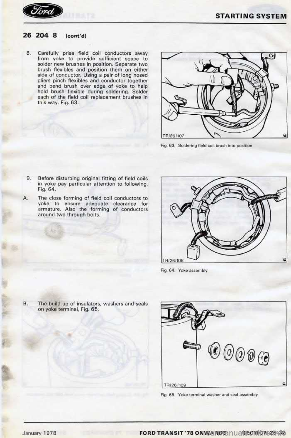 FORD TRANSIT 1978  Service Repair Manual 