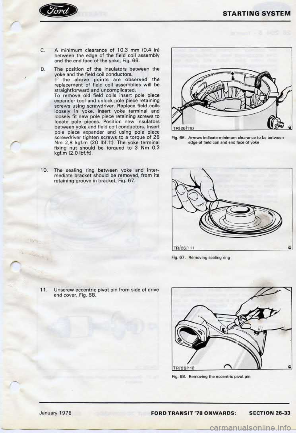 FORD TRANSIT 1978  Service Repair Manual 