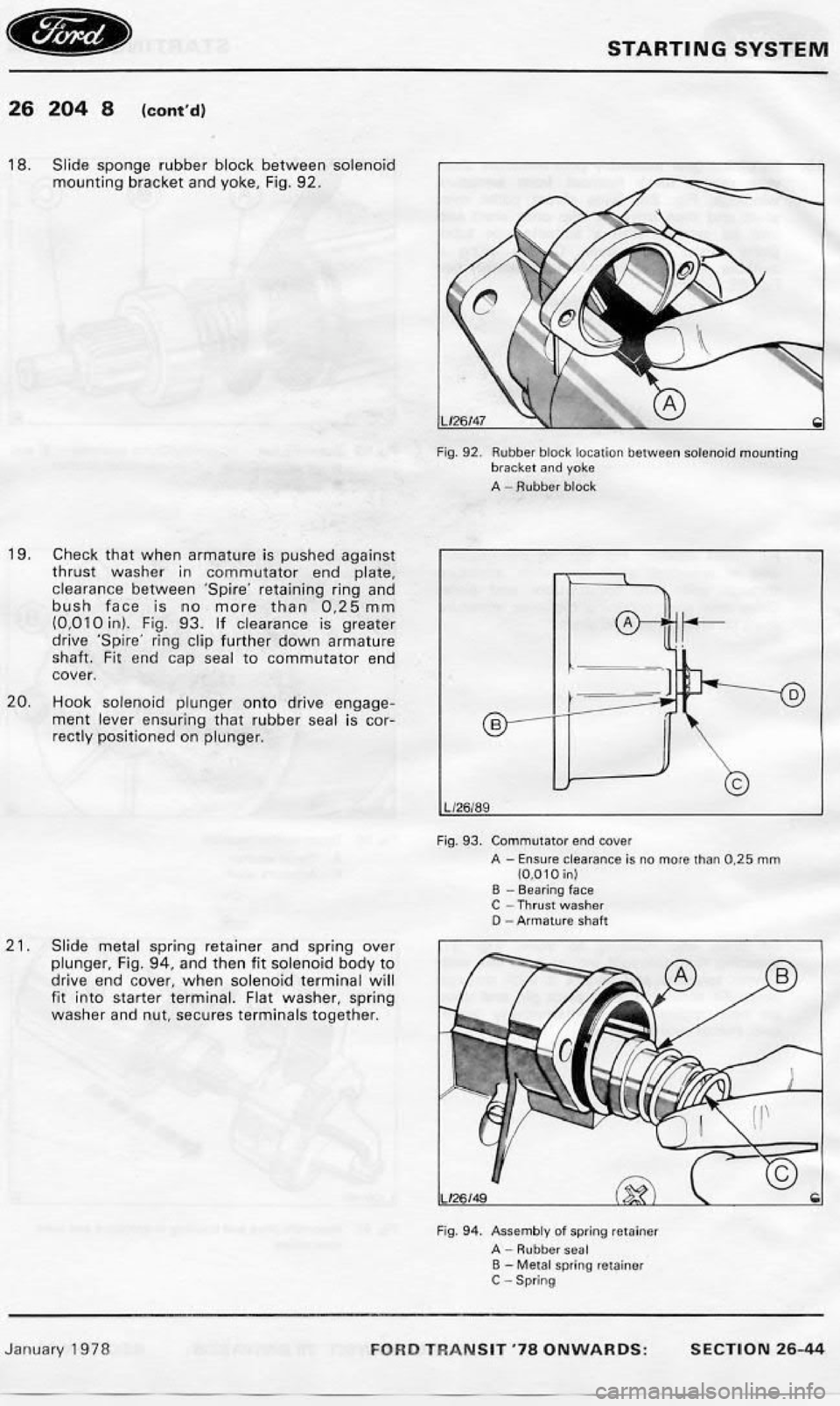 FORD TRANSIT 1978 Service Repair Manual FORD TRANSIT 1978 Service Repair Manual