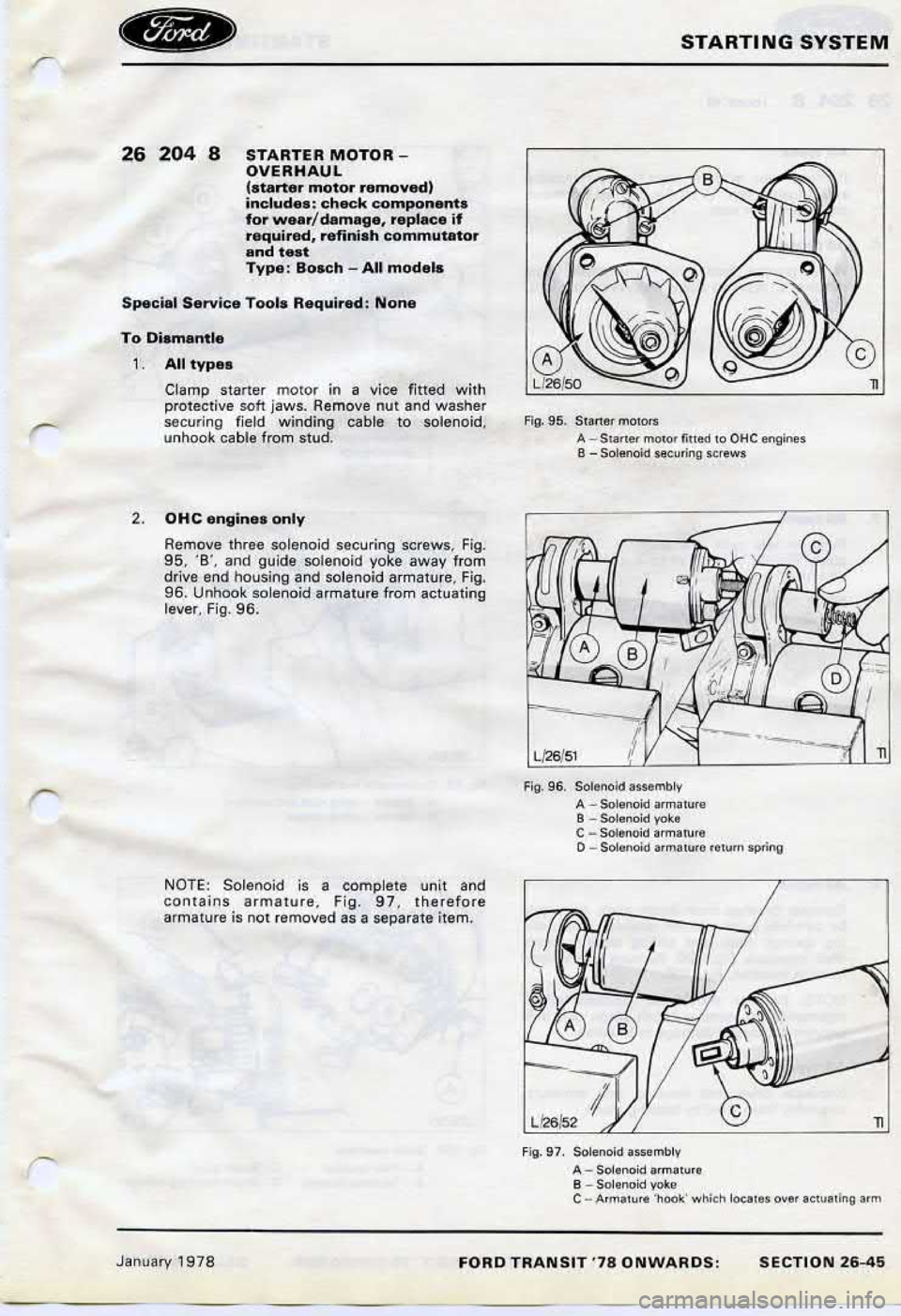 FORD TRANSIT 1978 Service Repair Manual FORD TRANSIT 1978 Service Repair Manual
