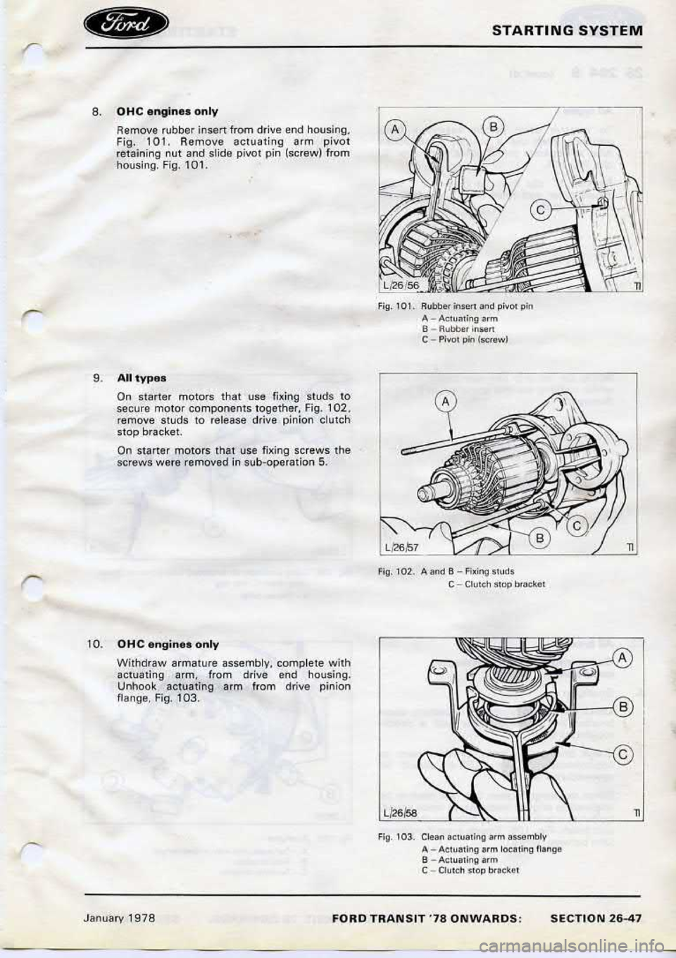 FORD TRANSIT 1978 Service Repair Manual FORD TRANSIT 1978 Service Repair Manual