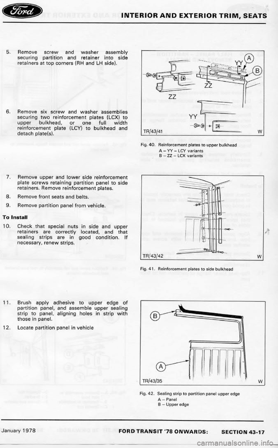 FORD TRANSIT 1978 Service Repair Manual FORD TRANSIT 1978 Service Repair Manual