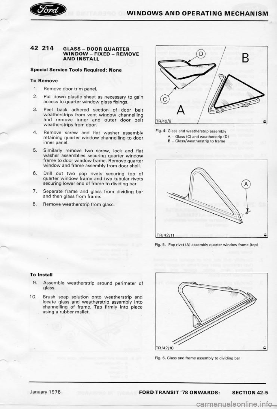 FORD TRANSIT 1978 Service Repair Manual FORD TRANSIT 1978 Service Repair Manual