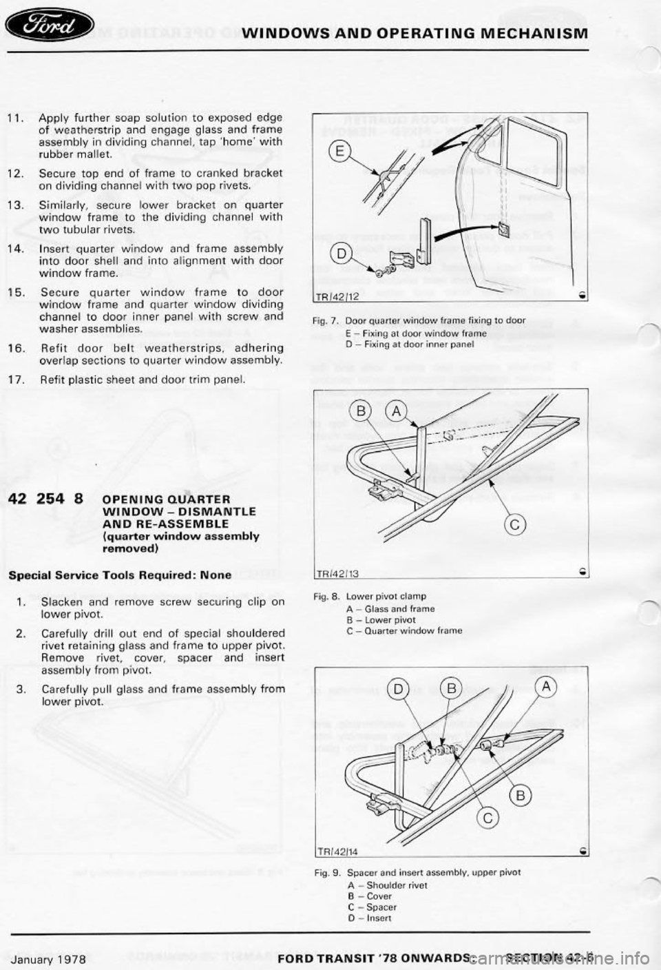 FORD TRANSIT 1978 Service Repair Manual FORD TRANSIT 1978 Service Repair Manual