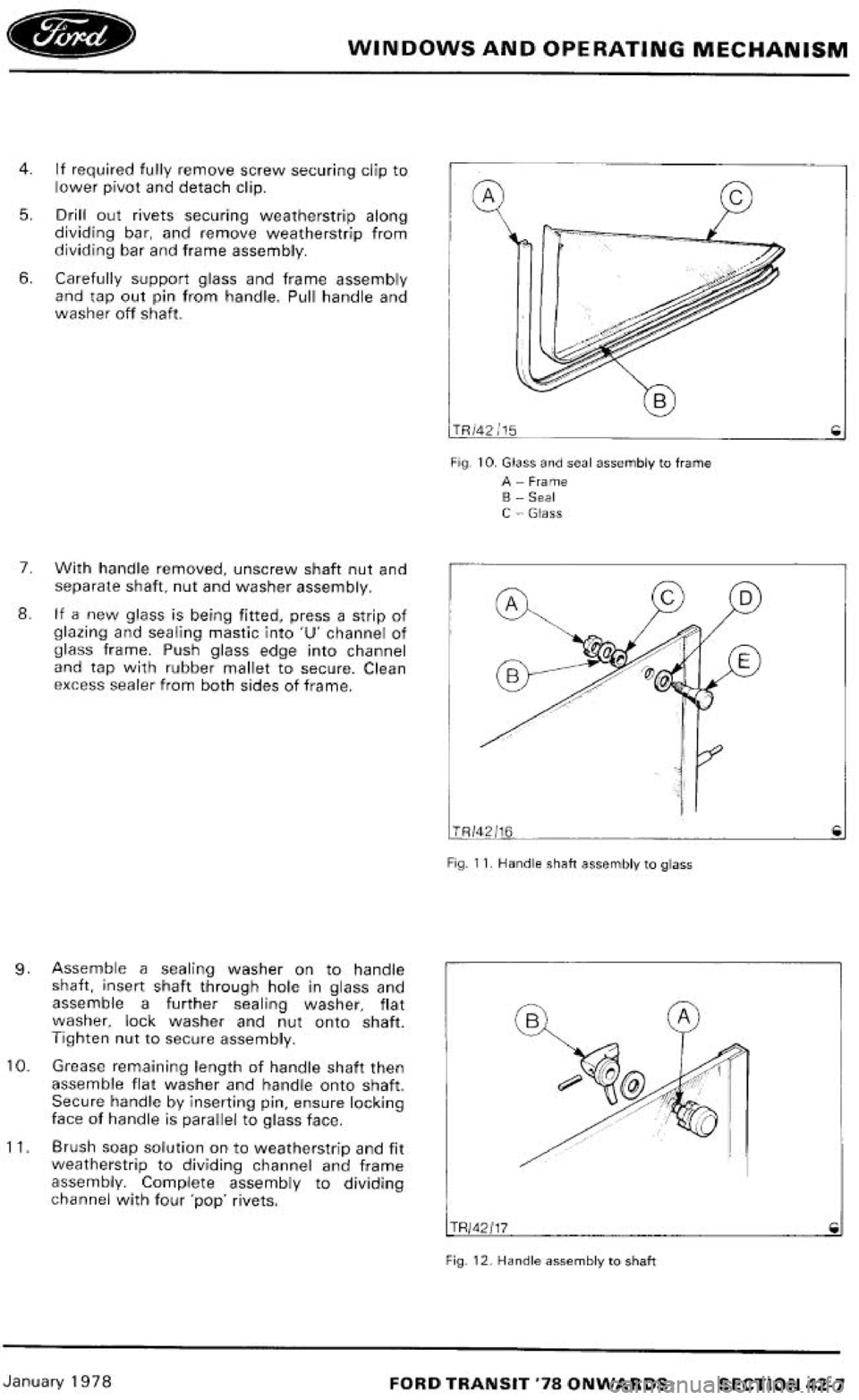 FORD TRANSIT 1978 Service Repair Manual FORD TRANSIT 1978 Service Repair Manual