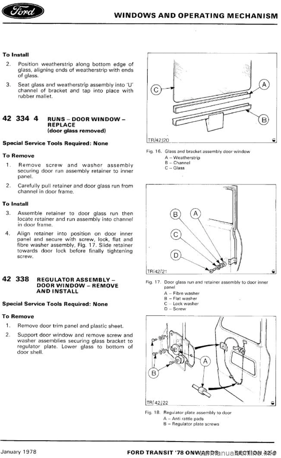 FORD TRANSIT 1978 Service Repair Manual FORD TRANSIT 1978 Service Repair Manual