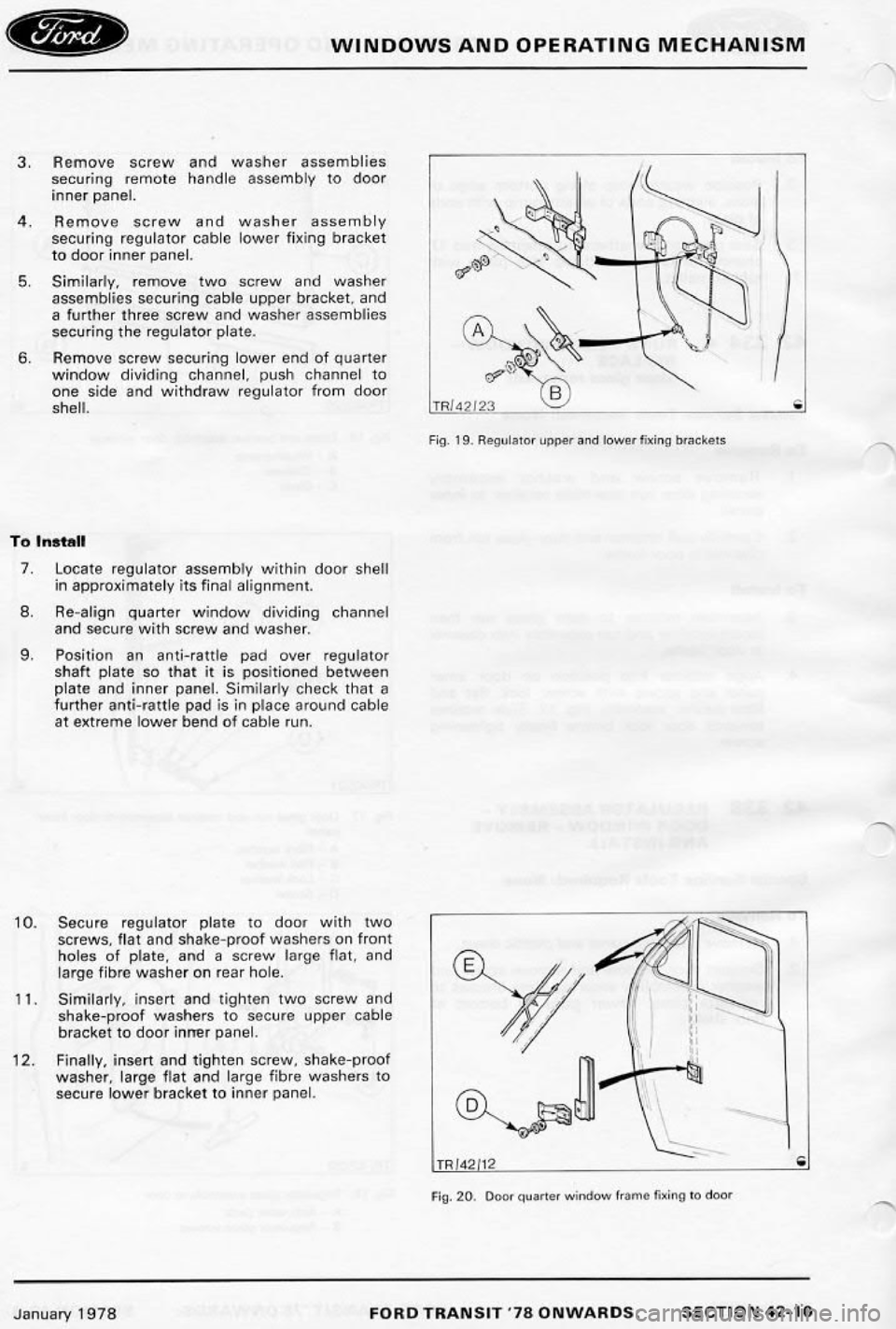 FORD TRANSIT 1978 Service Repair Manual FORD TRANSIT 1978 Service Repair Manual