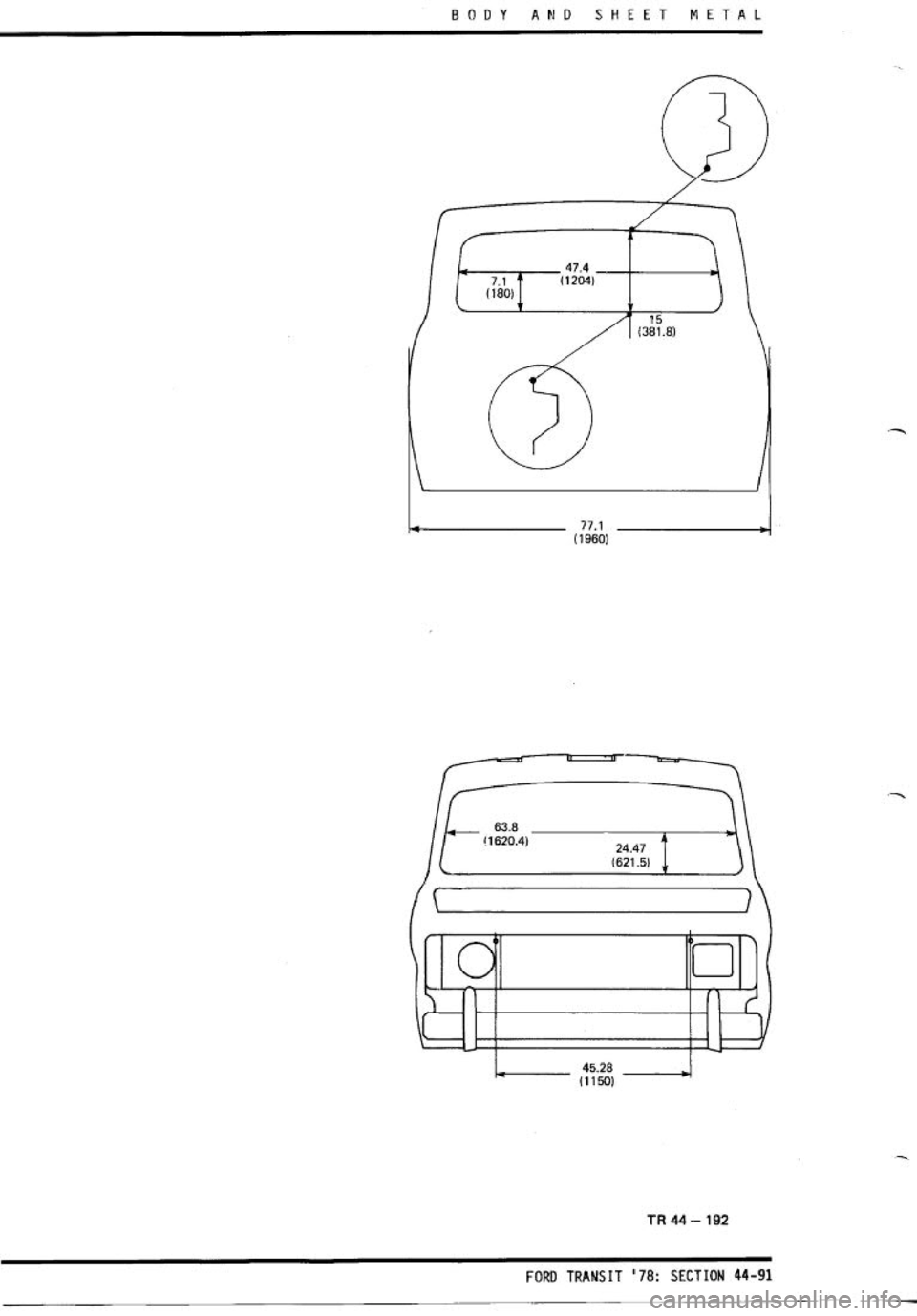 FORD TRANSIT 1978 Service Owners Manual FORD TRANSIT 1978 Service Owners Manual