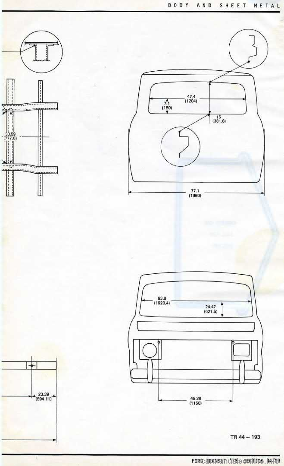 FORD TRANSIT 1978 Service Owners Manual FORD TRANSIT 1978 Service Owners Manual