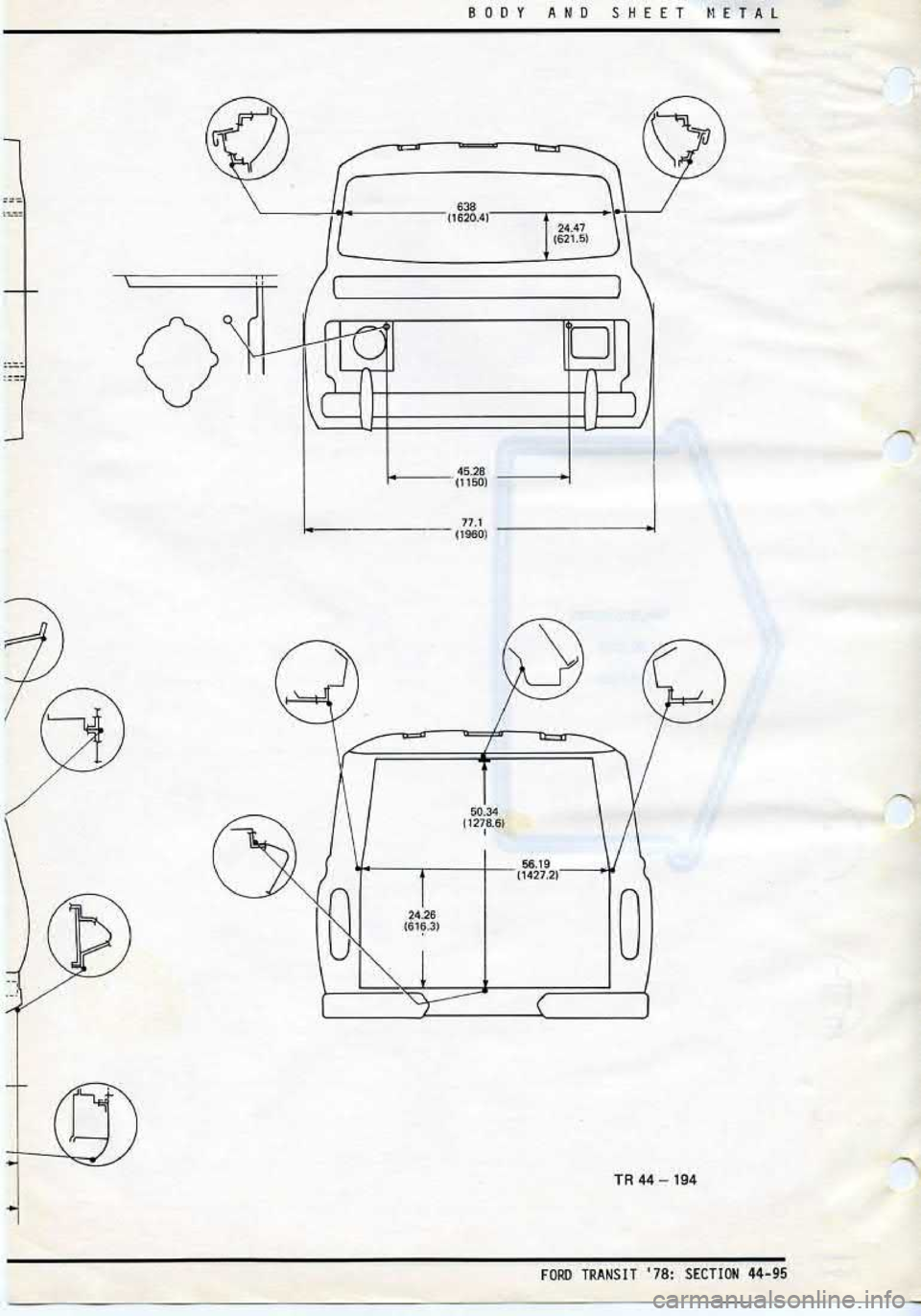 FORD TRANSIT 1978 Service Owners Manual FORD TRANSIT 1978 Service Owners Manual
