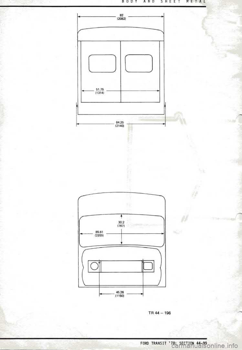 FORD TRANSIT 1978 Service Owners Manual FORD TRANSIT 1978 Service Owners Manual