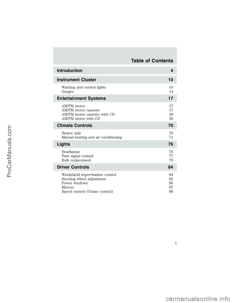 FORD E-150 2002  Owners Manual 