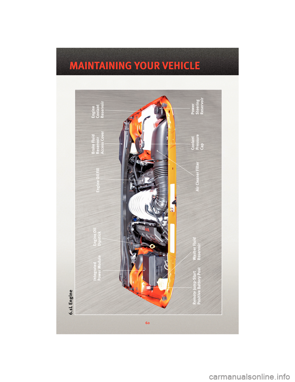 DODGE CHARGER 2010 7.G Repair Manual 6.1L Engine
60
MAINTAINING YOUR VEHICLE DODGE CHARGER 2010 7.G Repair Manual 6.1L Engine
60
MAINTAINING YOUR VEHICLE
